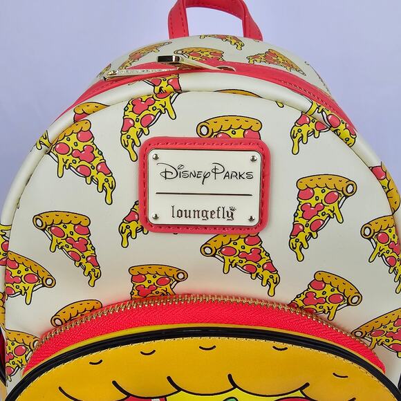 Loungefly Disney Parks Eats Collection Pizza Mickey Mouse Mini Backpack 2024 main image 9